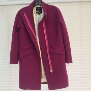 NWT J.Crew Stadium Cloth Wool Coat - 00P